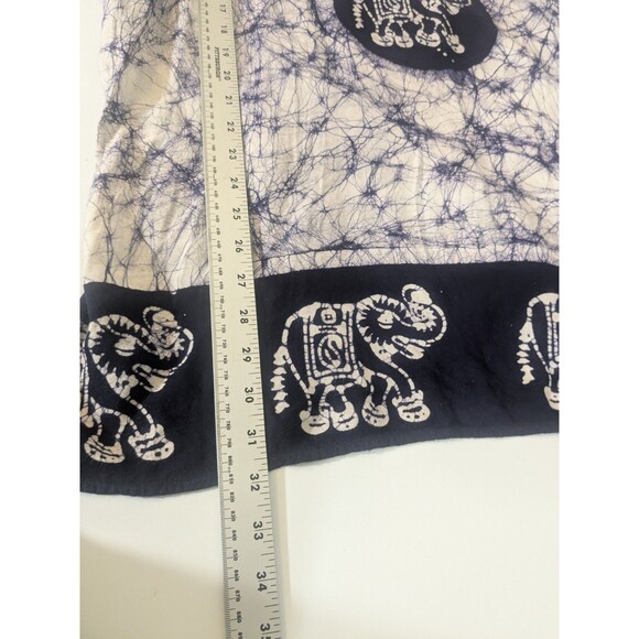 Just Cruising Tie Die Elephant Top Inky Blue Purple Free Size/One Size - Picture 5 of 6